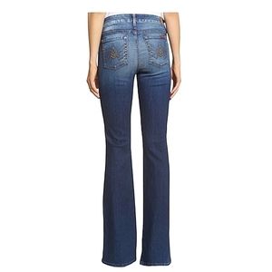 7 For All Mankind blue A pocket flare leg jeans size 30
